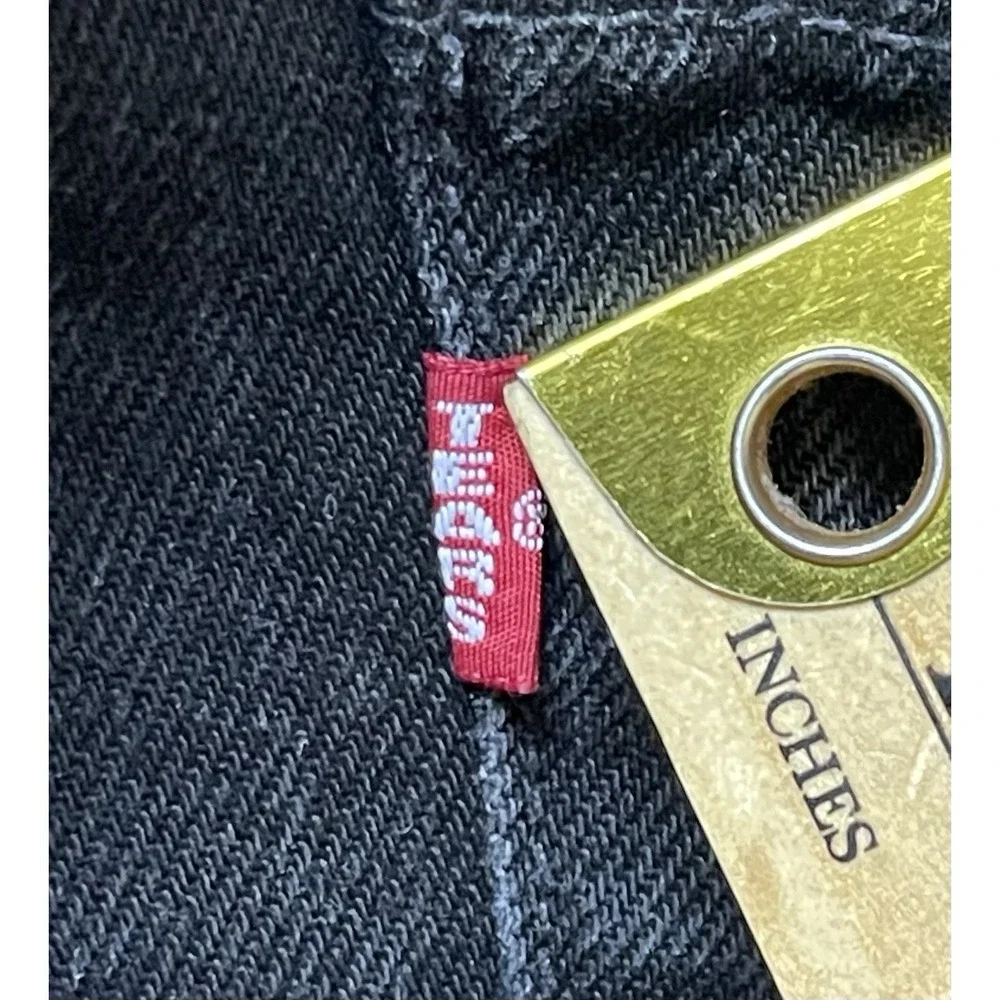 Levi's x DENIM TEARS 501 Black Cotton Wreath Denim Jeans 34W x 34L Preowned